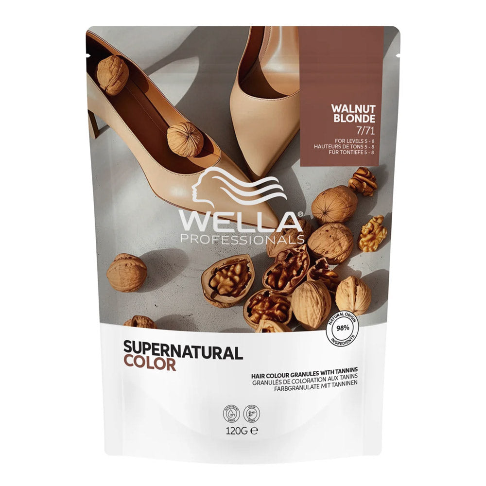 Wella Professionals Supernatural Color Walnut Blonde 7/71 120gr - colore naturale semipermanente [all]