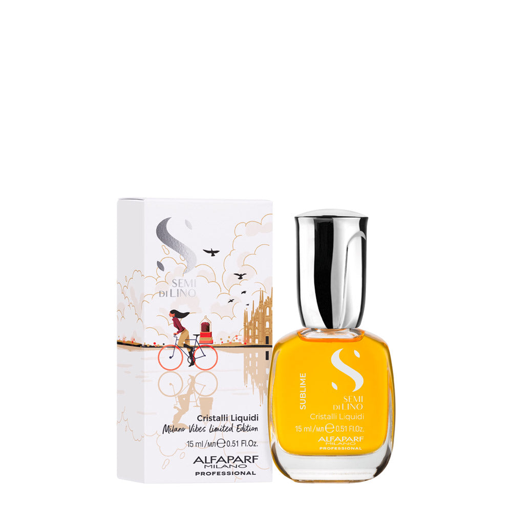 Alfaparf Milano Semi Di Lino Sublime Cristalli Liquidi Milano Vibes White Limited Edition 15ml - siero illuminante [all]