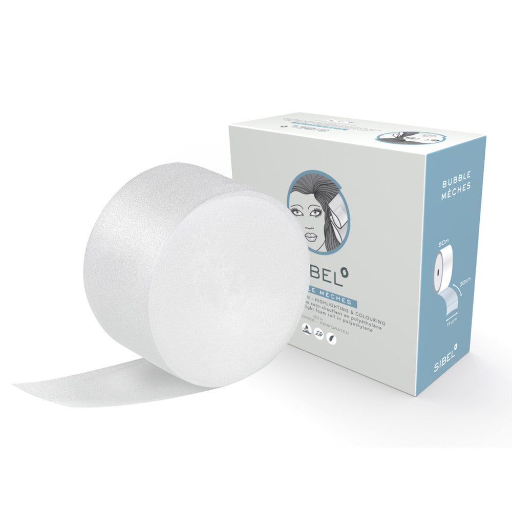 Sibel Bubble Mèches Self-Heating Highlighting Foam Roll 50m - cartine per schiaritura [all]