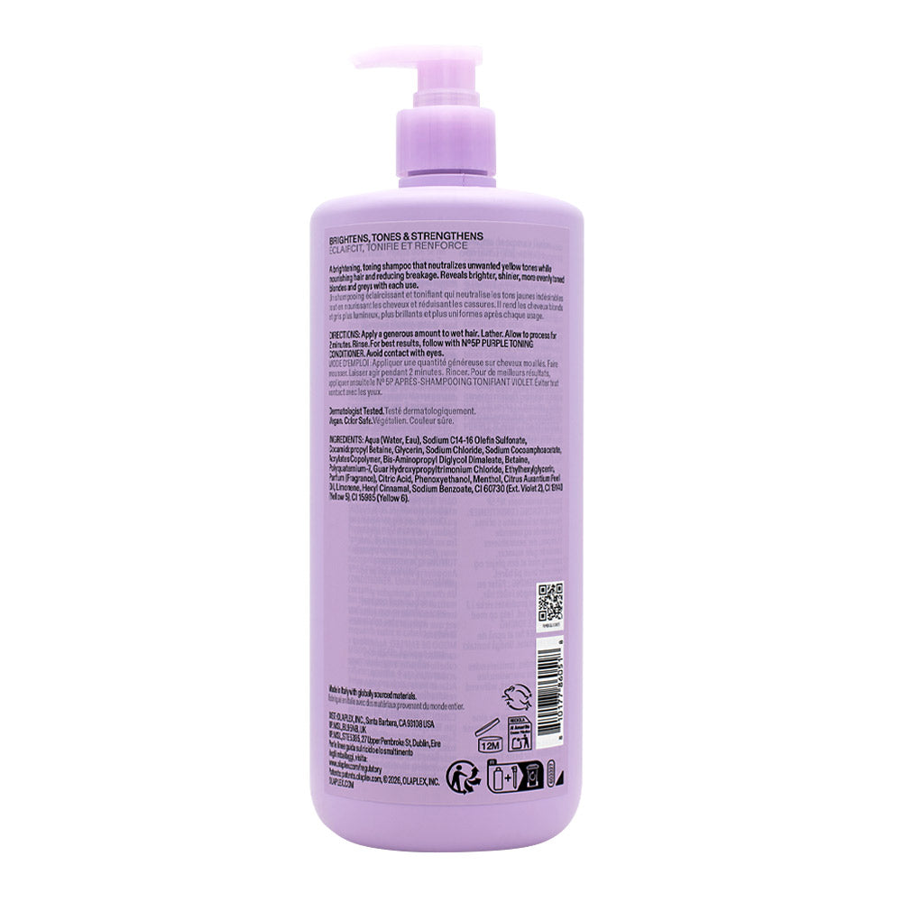 Olaplex N°4P Blonde Enhancer Purple Toning Shampoo 1000ml - shampoo tonalizzante capelli biondi [all]