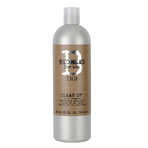 Bed Head Men Clean up Daily Shampoo 750ml - sanftes Shampoo für die tägliche Anwendung