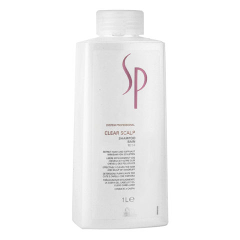 Wella SP Clear Scalp Shampoo 1000ml - reinigendes Anti-Schuppen-Shampoo
