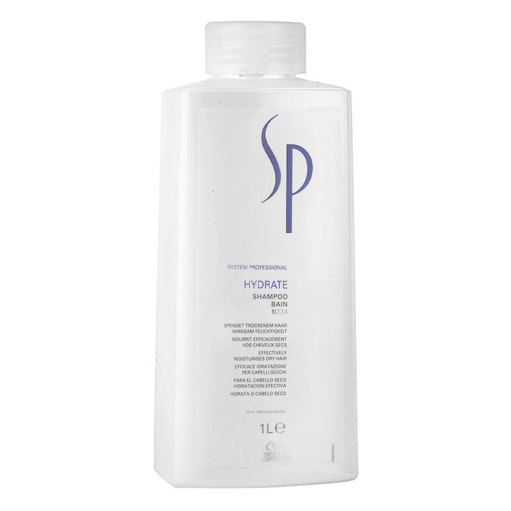 Wella SP Hydrate Shampoo 1000ml - Feuchtigkeitsspendendes Shampoo