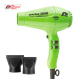 Parlux 3800 EcoFriendly Ionic & Ceramic - grüner professioneller Haartrockner