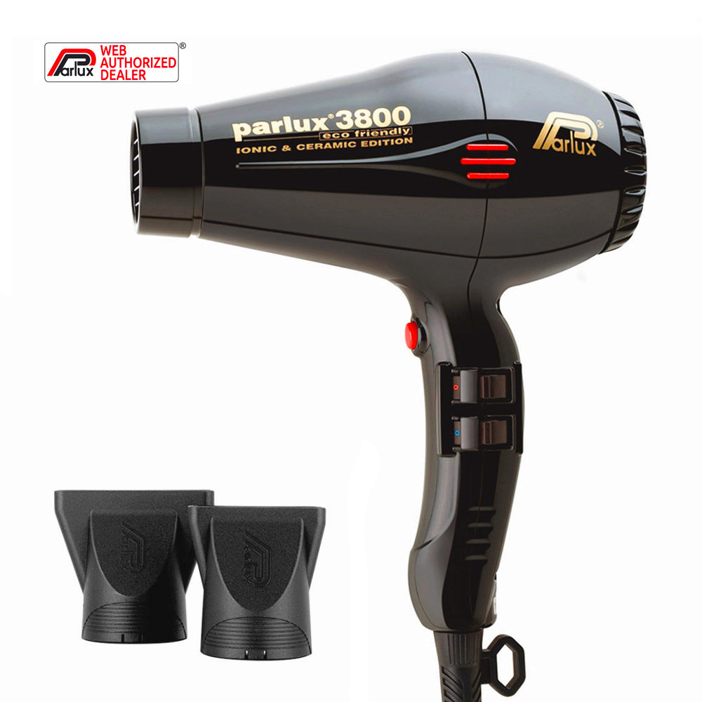 Parlux 3800 EcoFriendly Ionic & Ceramic Schwarz - haartrockner | Hair  Gallery