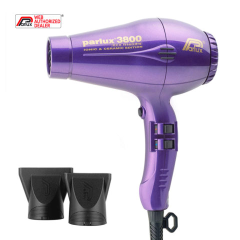 Parlux 3800 EcoFriendly Ionic & Ceramic - Lila professioneller Haartrockner