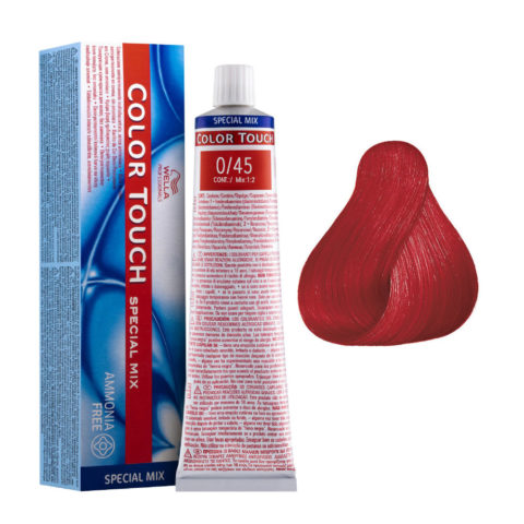 Color Touch Special Mix 0/45 Rot 60ml  - semipermanente Farbe ohne Ammoniak