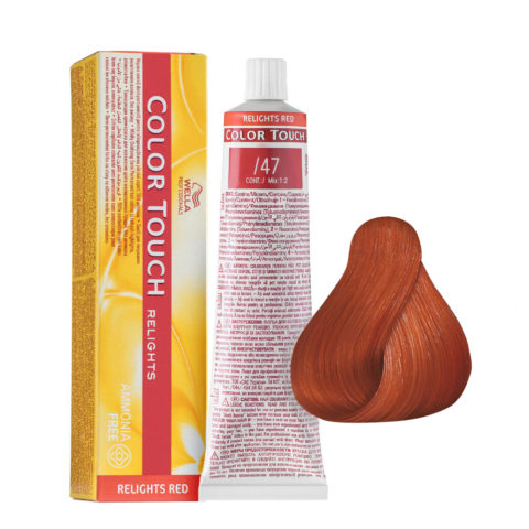 Wella Color Touch Relights Red /47 Kupfersand 60ml  - semipermanente Farbe ohne Ammoniak