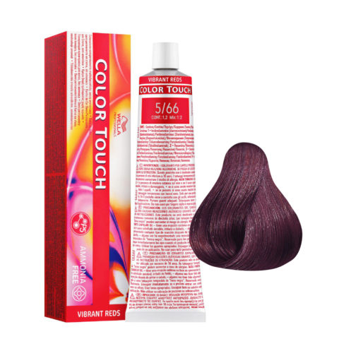 Wella Color Touch Vibrant Reds 5/66 Beaujolais 60ml - semipermanente Farbe ohne Ammoniak