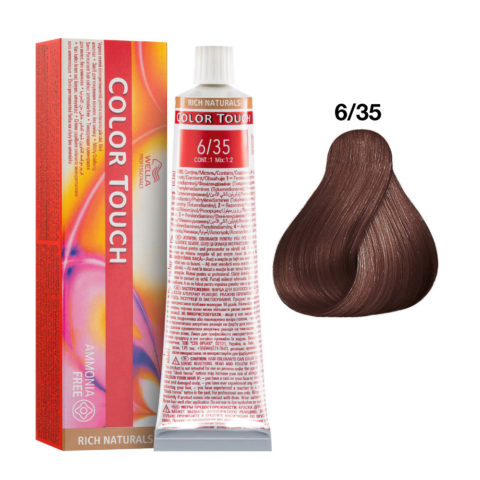 6/35 Gold-mahagoni Wella Color Touch Rich Naturals ammoniakfrei 60ml