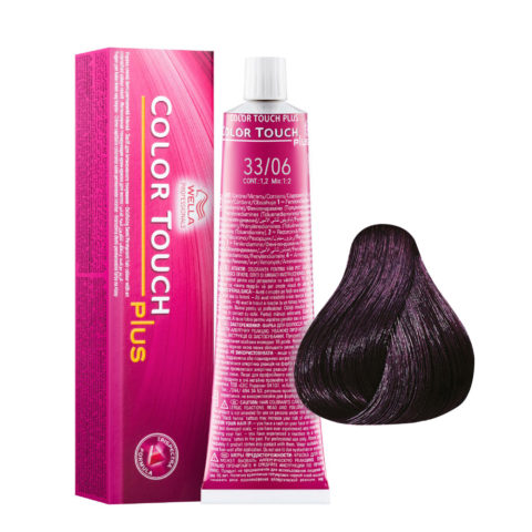 Color Touch Plus 33/06 Dunkle Intensive Natur Violett Braun 60ml - demi-permanente Farbe