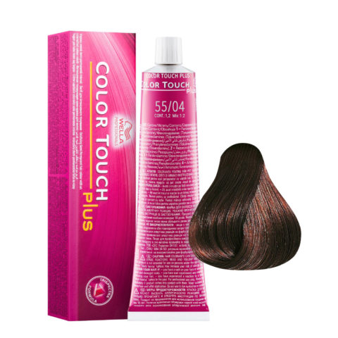 Color Touch Plus 55/04Natürliches Intensives Helles Kupferbraun 60 ml - demi-permanente Farbe