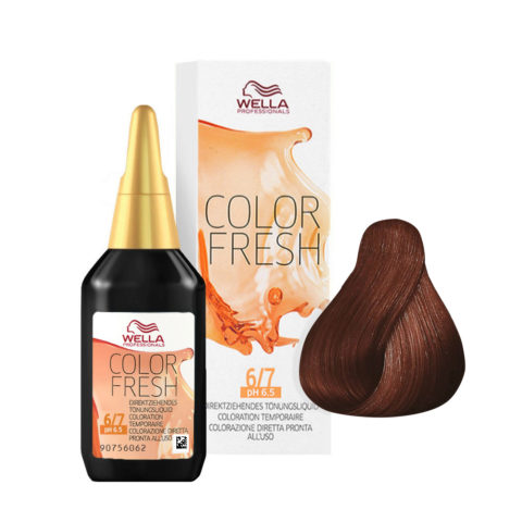 Wella Color Fresh 6/7 Dunkel Blond Sand 75ml  - Farbauffrischer ohne Ammoniak