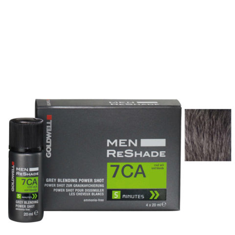 Color Men ReShade 7CA Kalte Asche Mittellblond 4x20ml - Haarfarbe für Männer