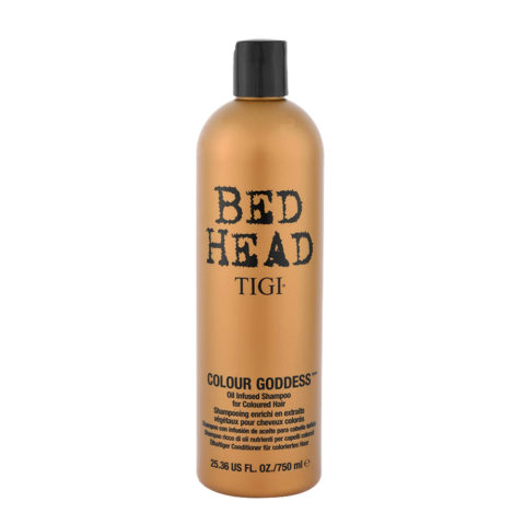 Bed Head Colour Goddess Oil infused Shampoo 750ml -  befeuchtendes Shampoo für gefärbtes Haar