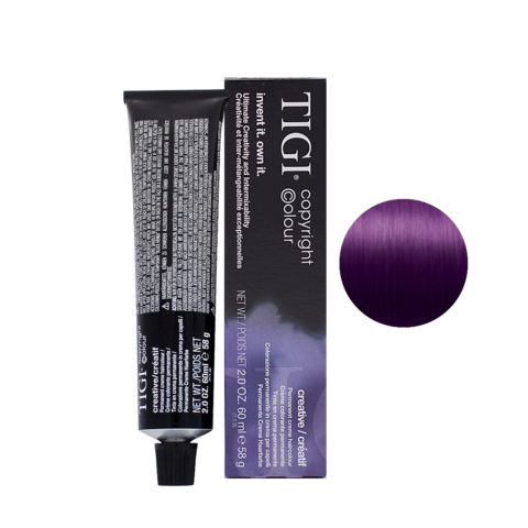 55/22 Violet intense light brown Tigi Creative 60ml