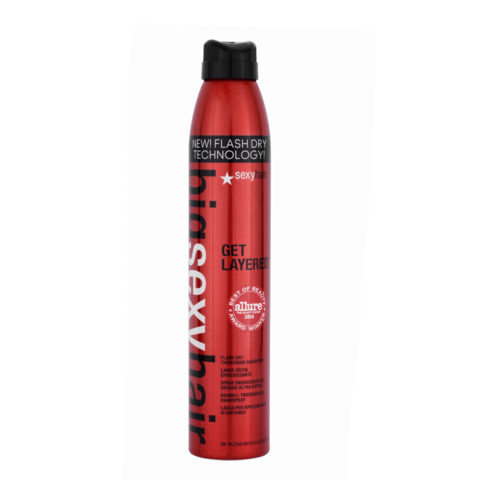 Big Sexy Hair Get layered Flash Dry Thickening Hairspray 275ml - Haarspray mittlerer Halt
