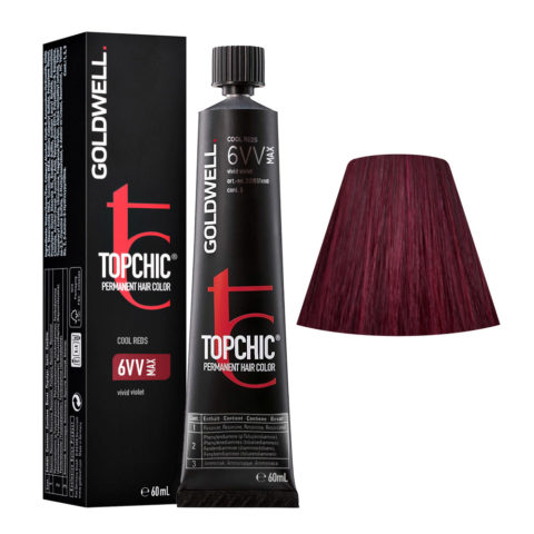 6VV MAX Vivid violet  Topchic Cool reds tb 60ml