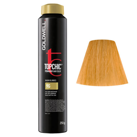 9G Hell-hell-goldblond Goldwell Topchic Warm blondes can 250gr