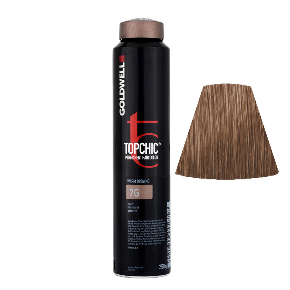 7G Haselnuss Goldwell Topchic Warm browns can 250gr