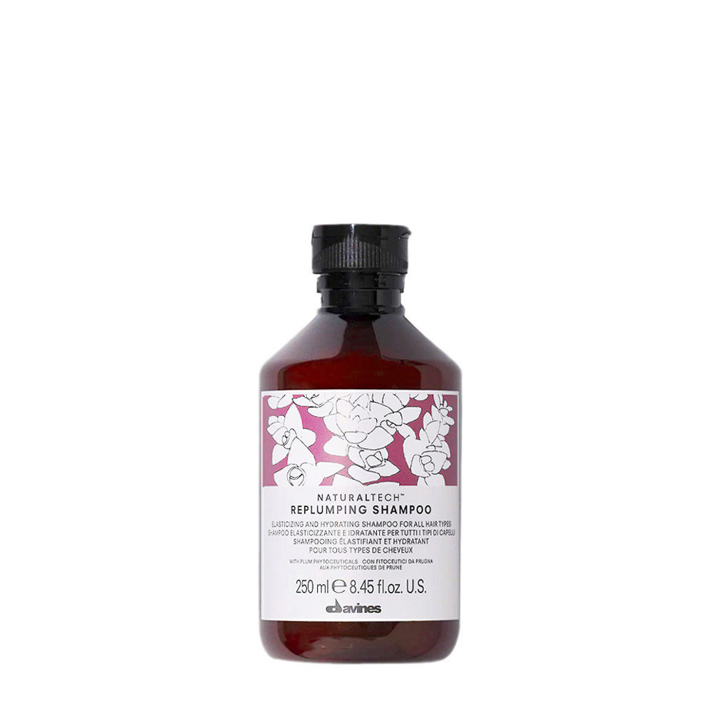 Davines Naturaltech Replumping Shampoo 250ml - elastisches und feuchtigkeitsspendendes Shampoo