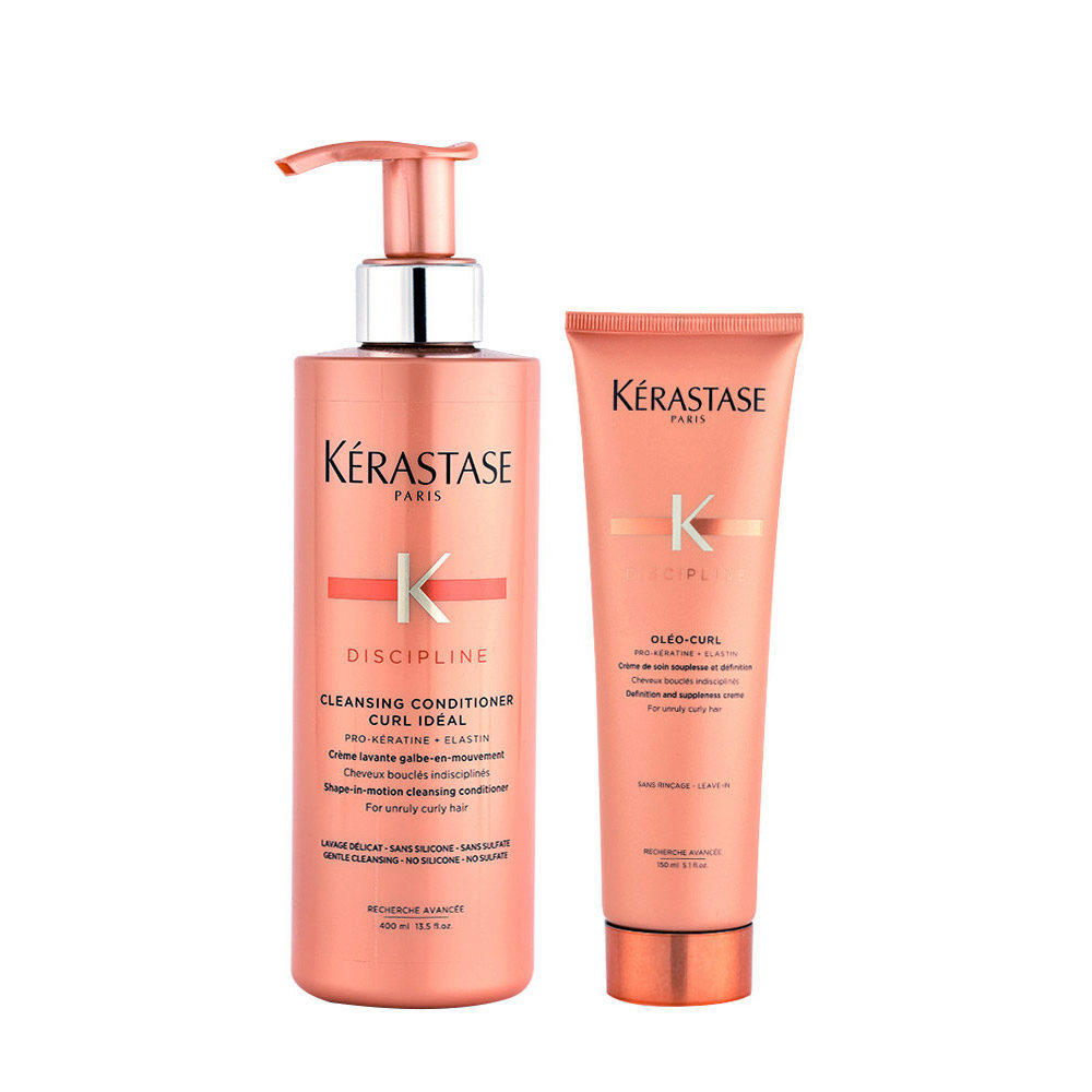 Kerastase Discipline Curl Ideal Kit 2in1 Shampoo 400ml E Definierte Locken Creme 150ml Hair Gallery