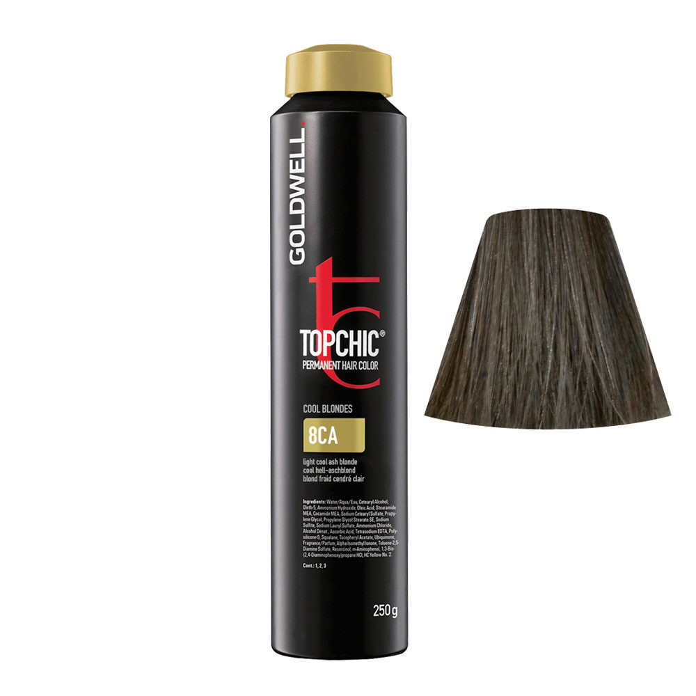 8CA Cool hell-aschblond Goldwell Topchic Cool blondes can 250gr