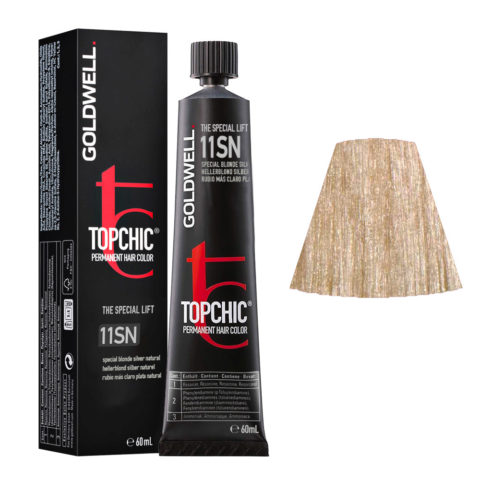 11SN Hellerblond silber naturel Goldwell Topchic Special lift tb 60ml