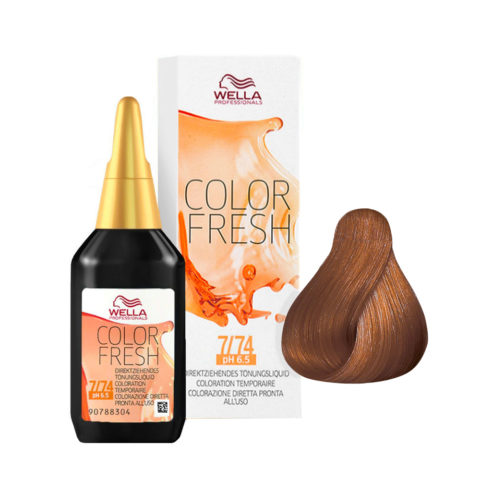 Color Fresh 7/74 Mittleres Sandkupferblond 75 ml - Farbauffrischer ohne Ammoniak