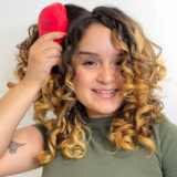 Tangle Teezer Thick & Curly Salsa Red haarbürste - Für dickes, lockiges und afro Haar