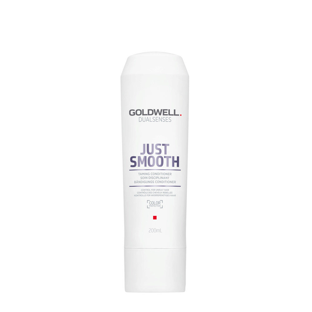 Goldwell Dualsenses Just Smooth Taming Conditioner 200 ml – disziplinierende Spülung für widerspenstiges und krauses Ha