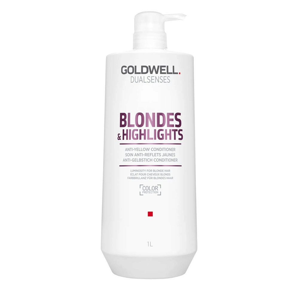 Goldwell Dualsenses Blonde & Highlights Anti-Yellow Conditioner 1000 ml - Anti-Gelb-Conditioner für coloriertes Haar