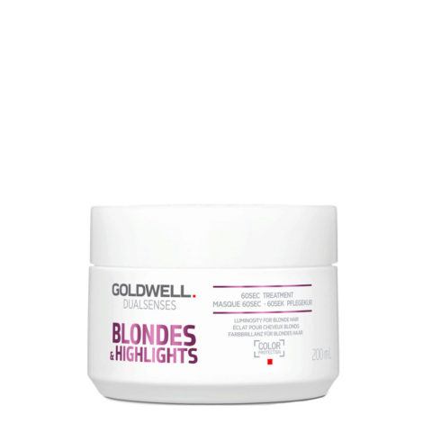 Goldwell Dualsenses Blonde & Highlights Anti-Yellow 60Sec Treatment 200ml - Anti-Gelb-Behandlung für coloriertes Haar