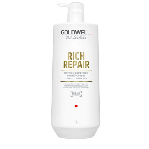 Goldwell Dualsenses Rich Repair Restoring Conditioner 1000ml - Spülung für trockenes oder geschädigtes Haar