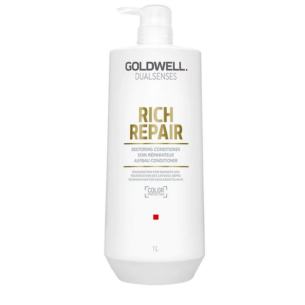 Goldwell Dualsenses Rich Repair Restoring Conditioner 1000ml - Spülung für trockenes oder geschädigtes Haar