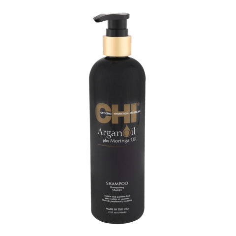 CHI Argan Oil Plus Moringa Oil Shampoo 355ml - feuchtigkeitsspendendes Shampoo