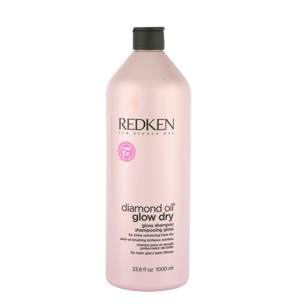 Redken Diamond Oil Glow Dry Gloss Shampoo 1000ml Fur Glanzende Haare Fur Alle Haartypen Hair Gallery