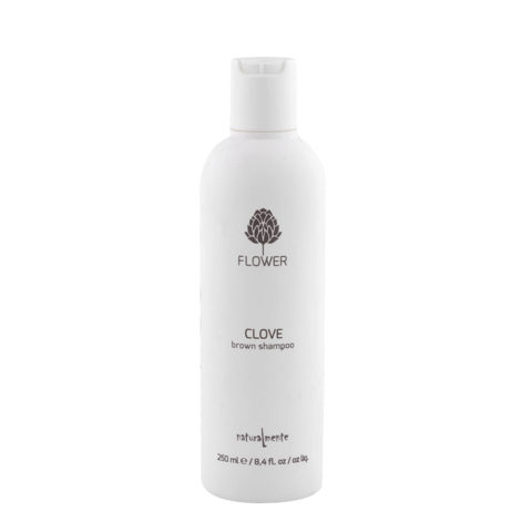 Naturalmente Flower Shampoo Clove 250ml - Gewürznelken Shampoo ideal für braunes Haar