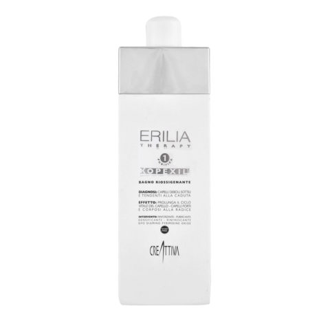 Creattiva Erilia Kopexil Bagno Riossigenante 750ml  - Shampoo für schwaches und dünnes Haar