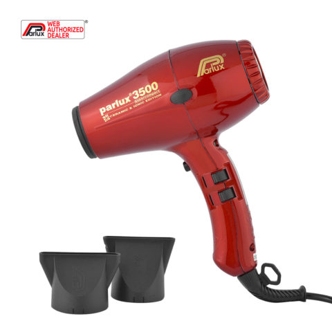 Parlux 3500 Supercompact red  - haartrockner rot