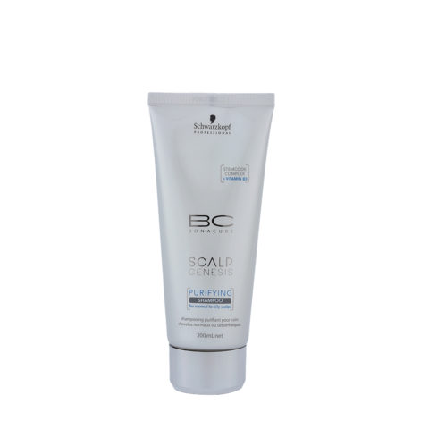 Schwarzkopf BC Bonacure Scalp Genesis Purifying Shampoo 200ml - entgiften für fettiges Haar