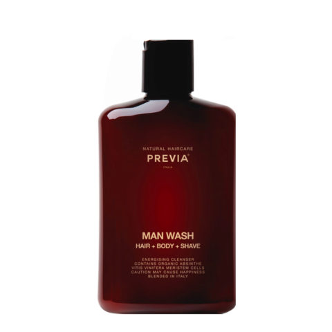 Previa Man Wash hair body shave 250ml - Mann Duschshampoo