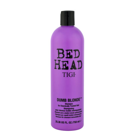 Tigi Bed Head Dumb Blonde Shampoo 750ml - Shampoo für behandeltes blondes Haar