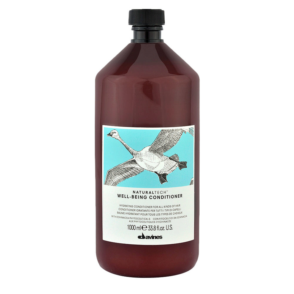 Davines Naturaltech Wellbeing Conditioner 1000ml  - Feuchtigkeitsspendender Conditioner für alle Haartypen