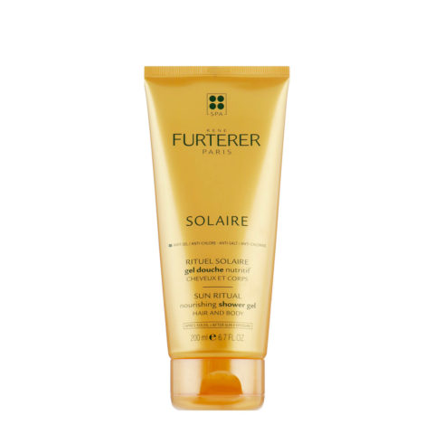 René Furterer Solaire Nourishing Shower Gel Hair and Body 200ml Pflegendes Körper-Duschgel & After-Sun-Haar