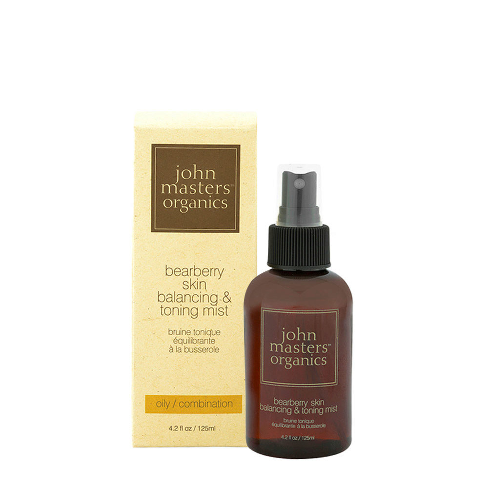 John Masters Organics Bearberry Oily Skin Balancing & Toning Mist 125ml - Rebalancing Toning Gesicht