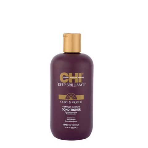 Deep Brilliance Olive & Monoi Optimum Moisture Conditioner 355ml - Feuchtigkeitsspendender Glanzconditioner