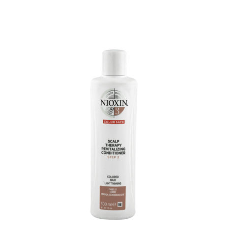 System3 Scalp therapy Revitalizing conditioner 300ml - Pflegespülung für coloriertes Haar mit leichter Ausdünnung