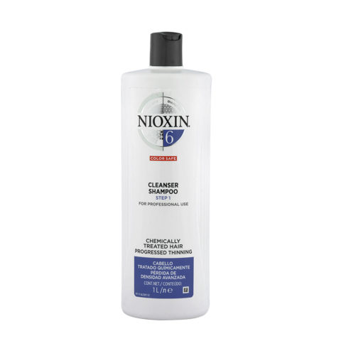 Nioxin System6 Cleanser Shampoo 1000ml - Haarausfall Shampoo