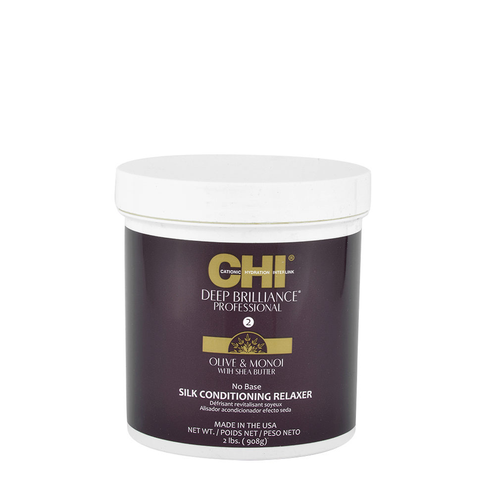 CHI Deep brilliance Olive & Monoi Silk Conditioning Relaxer 908gr - feuchtigkeitsspendender Conditioner